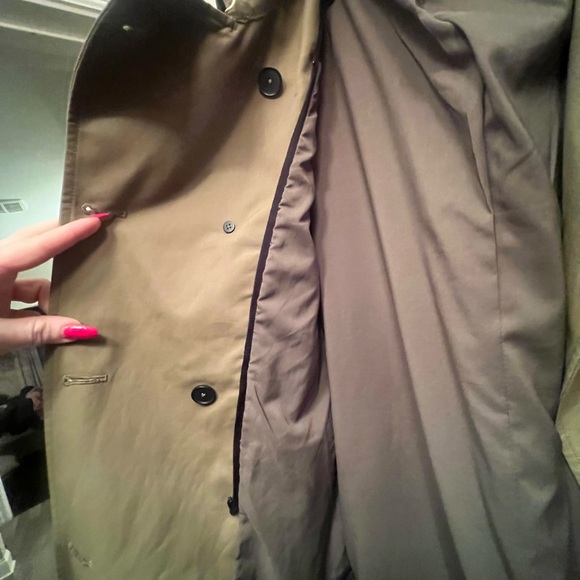 Veronica Beard Conneley Dickey Trench Coat in Moss - Picture 5 of 7